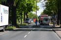 Unfall zwischen zwei KVB Bahnen Koeln Hoehenhaus Im Weidenbruch P001